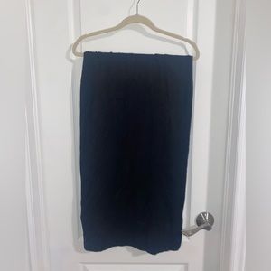 Stretchy Cotton Knit Maxi Skirt